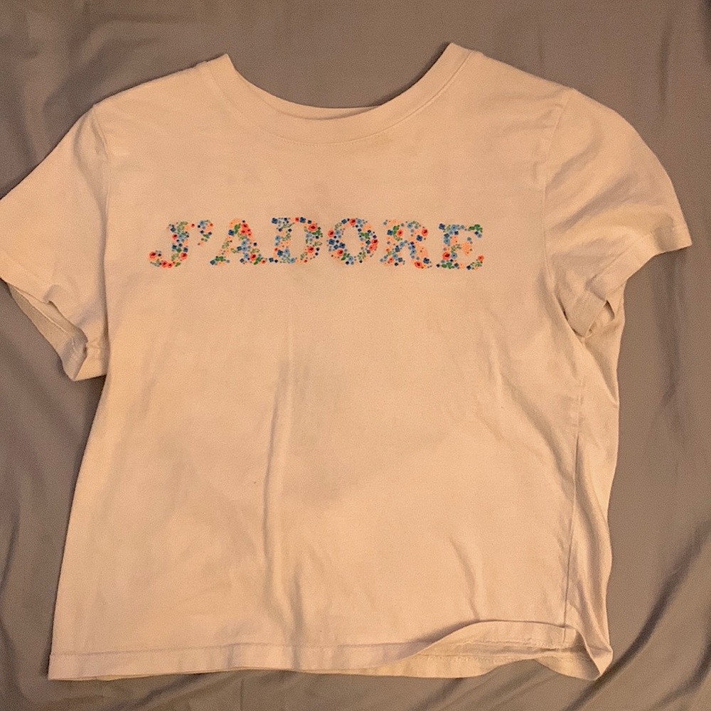 forever 21 medium j’adore crop top